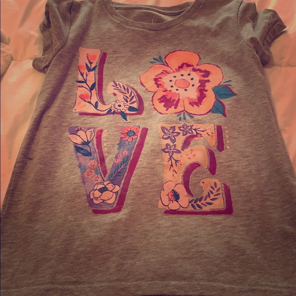 LOVE t-shirt girls size 10